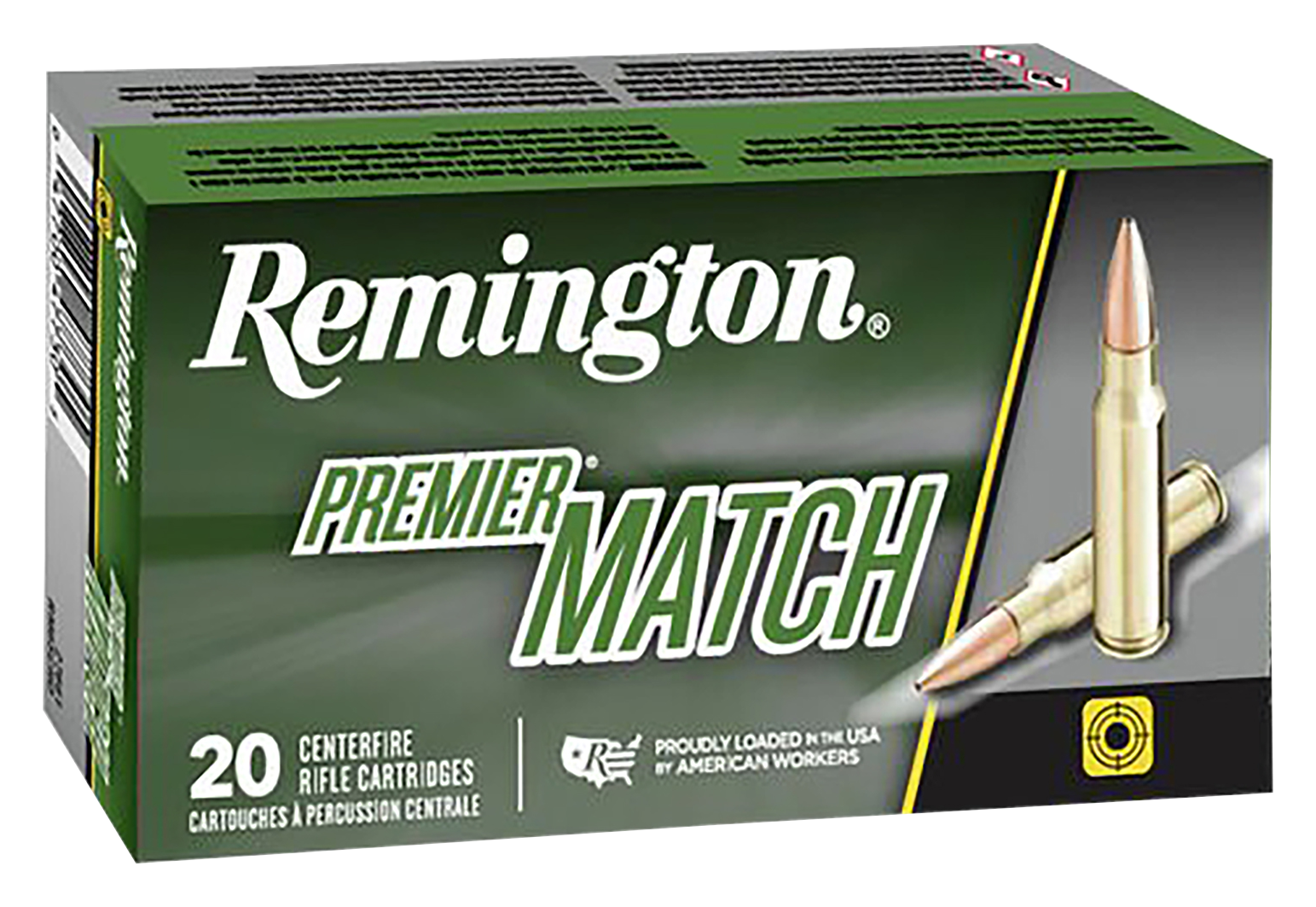 Remington Premier Match .223 Remington 77 Grain Centerfire Rifle Ammo ...